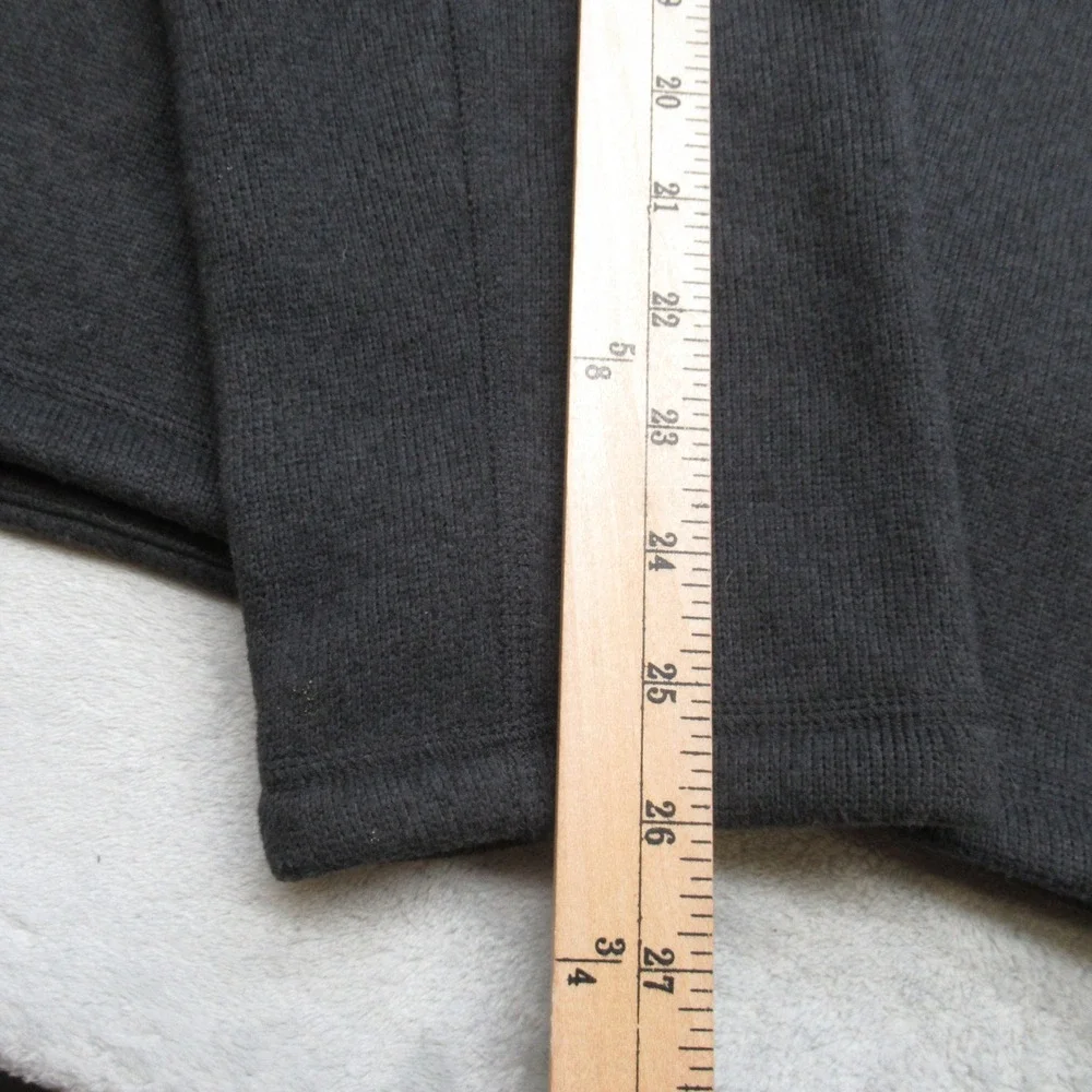 The North Face Jacket Mens XL Gray Pockets Gordon Lyons‎ Full Zip Knit Fleece